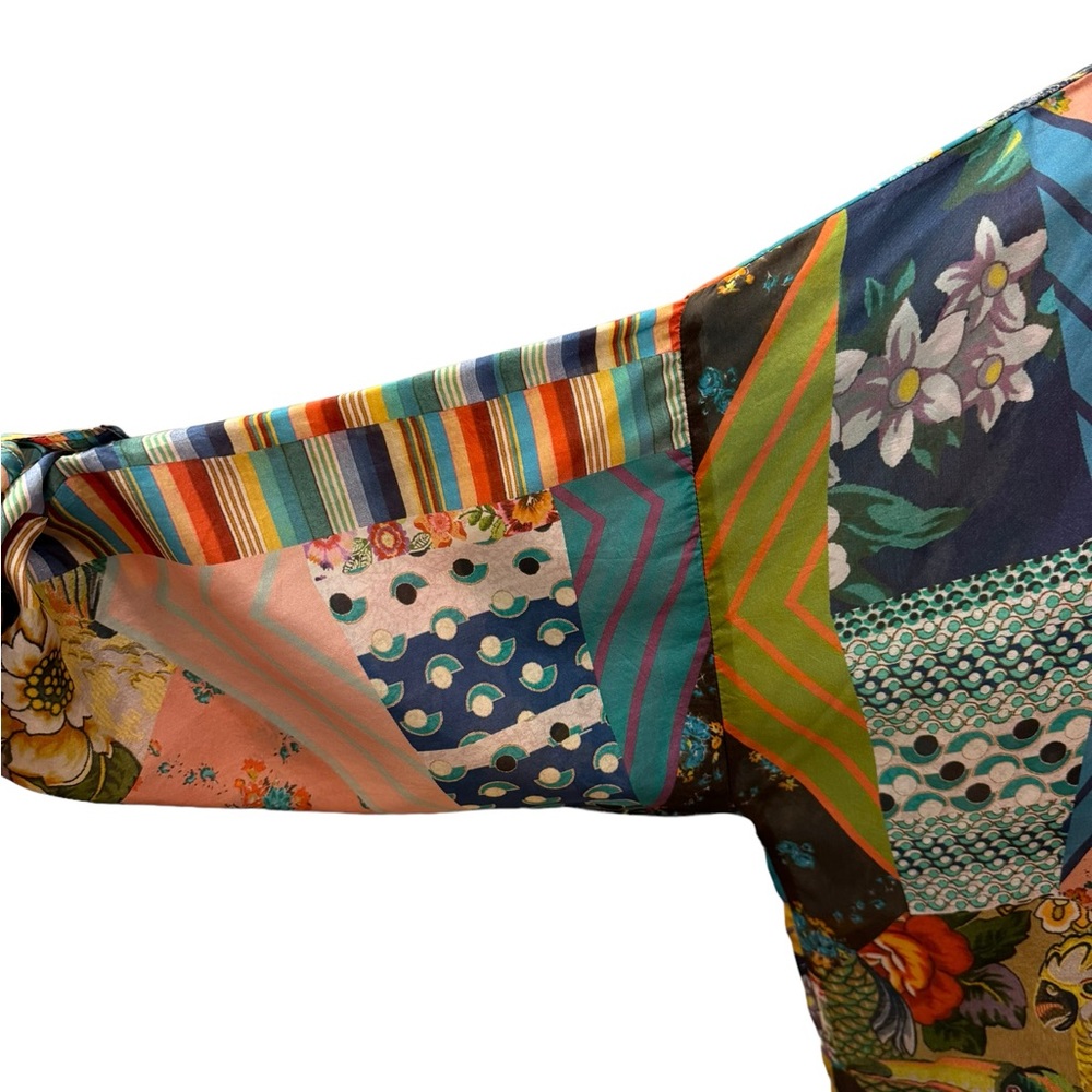 JOHNNY WAS Imagination Kari Button Down Women’s Top. Size L. NWT - Picture 8 of 16